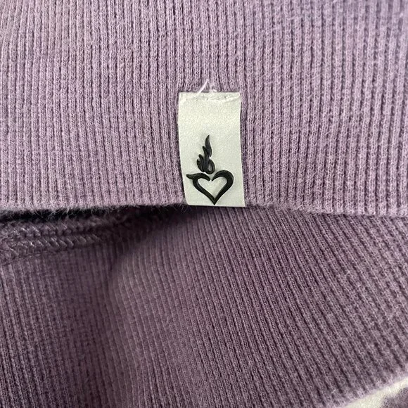 Torrid Everyday Fleece Crew Neck Pullover Womens 4 Plus Purple Tie Dye - Picture 4 of 6